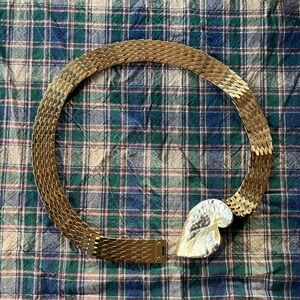 Vintage gold stretchy belt